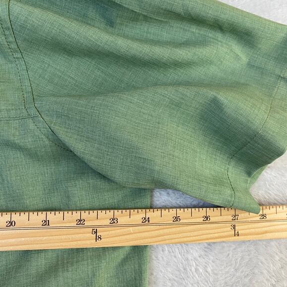 Orvis Men Outdoor Classic Collection Button Up Fishing Shirt  L Green Utility - Picture 5 of 8
